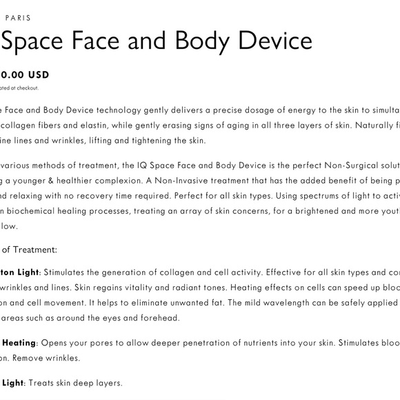 PREDIRE PARIS IQ Space Face & Body Device MSRP $12,000 - Picture 7 of 11